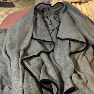 DKNY Gray and Black Women's Robe